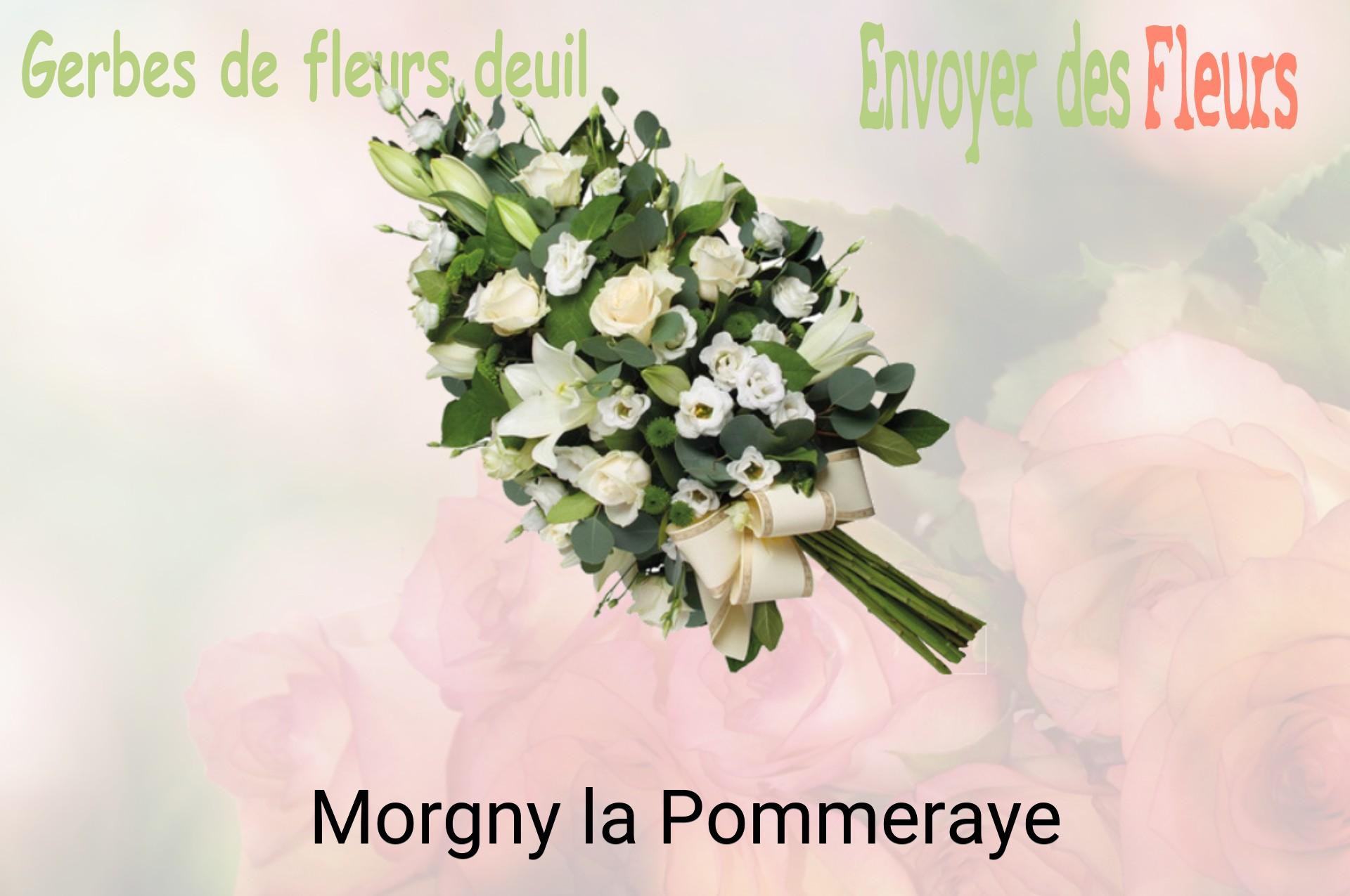Gerbe de fleurs de deuil livrée à Morgny-la-Pommeraye